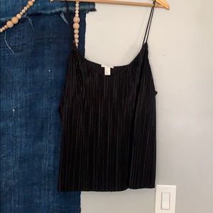 H&M Accordion Pleat cami